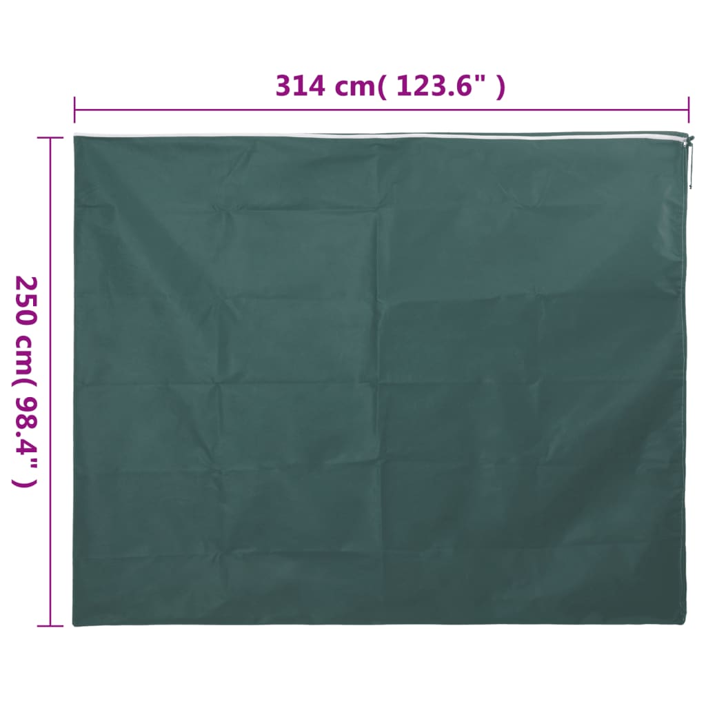 Plant Fleece Covers with Zip 2 pcs 70 g/m² 3.14x2.5 m