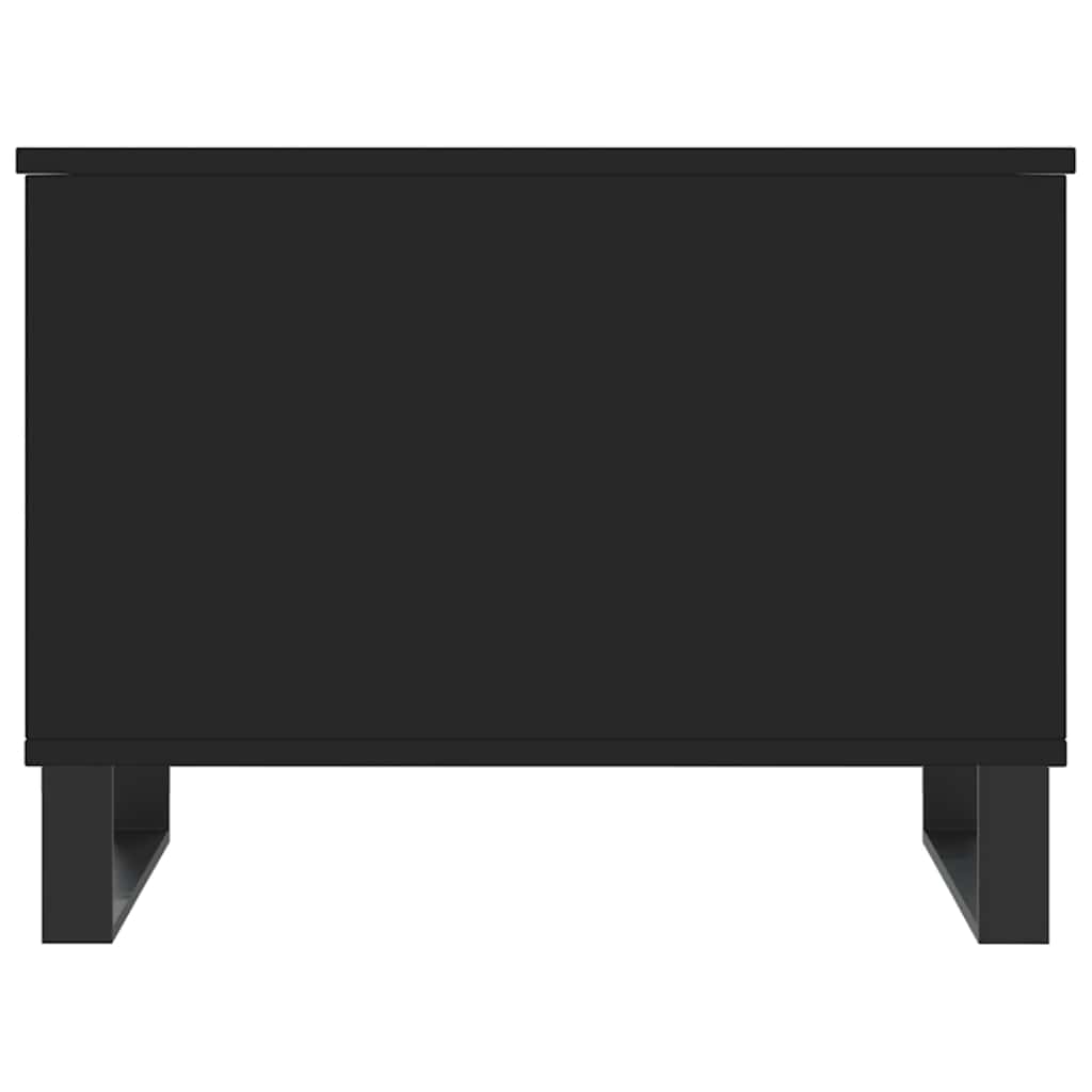 Coffee Table Black 60x44.5x45 cm Engineered Wood