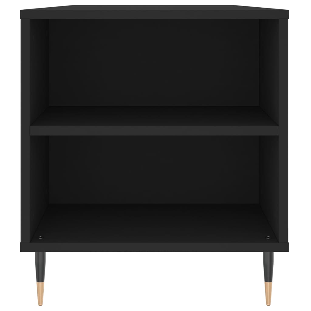 Coffee Table Black 102x44.5x50 cm Engineered Wood