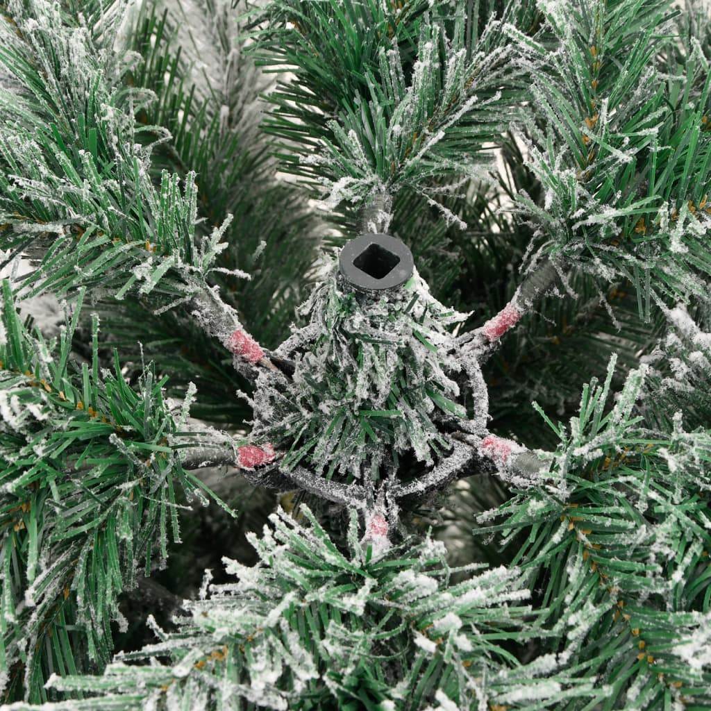 Artificial Hinged Christmas Tree Green PVC 47.2 in tree