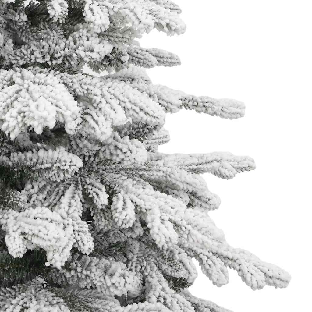 Artificial Hinged Christmas Tree Green and white PVC, PE, iron