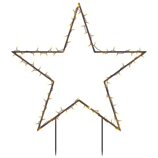 Christmas Light Decoration Warm white, Black Iron 23.6 in