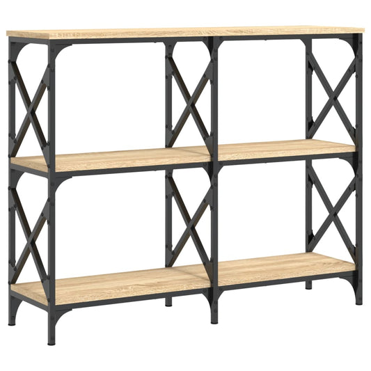 Console Table Sonoma Oak 100x28x80.5 cm Engineered Wood