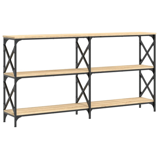 Console Table Sonoma Oak 156x28x80.5 cm Engineered Wood