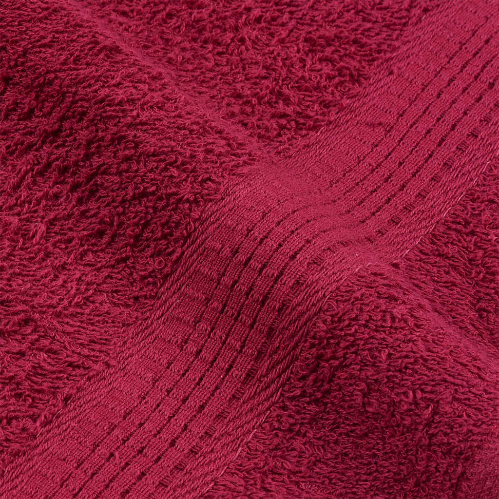 Sauna Towels "FROGN" 10 pcs Bordeaux 80x200 cm 360 gsm