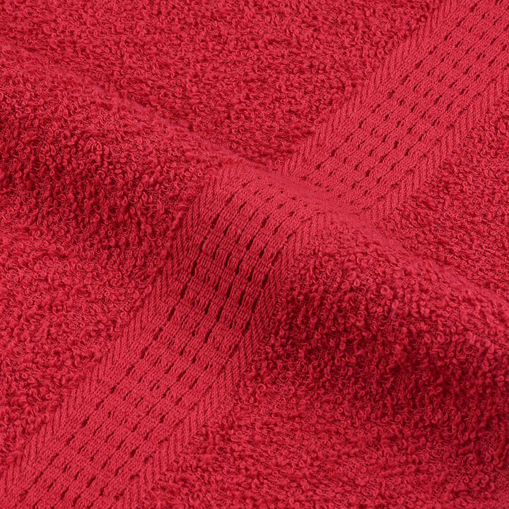 Bath Towels "FROGN" 10 pcs Red 100x150 cm 360 gsm