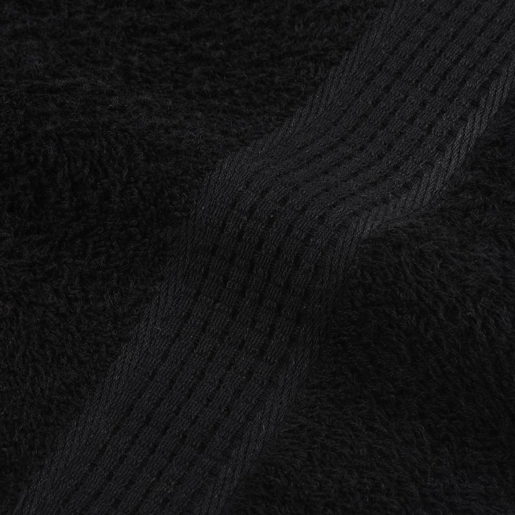 Hand Towels "FROGN" 2 pcs Black 50x100 cm 360 gsm