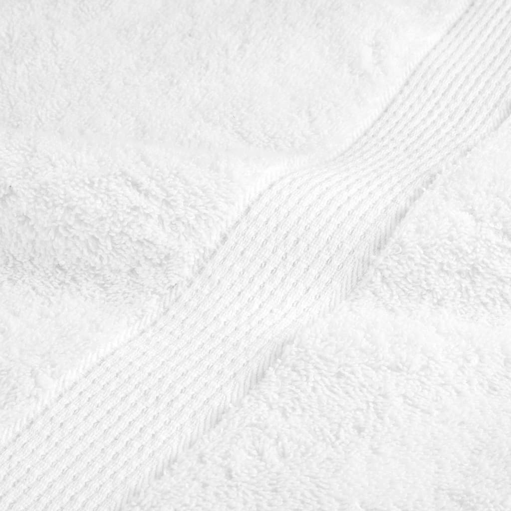 Premium Wash Towels "SOLUND" 4 pcs White 30x30 cm 600 gsm