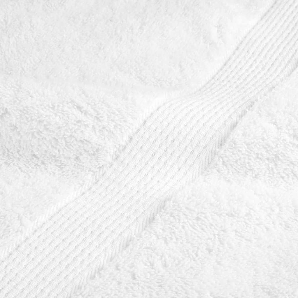 Premium Guest Towels "SOLUND" 10 pcs White 30x50 cm 600 gsm