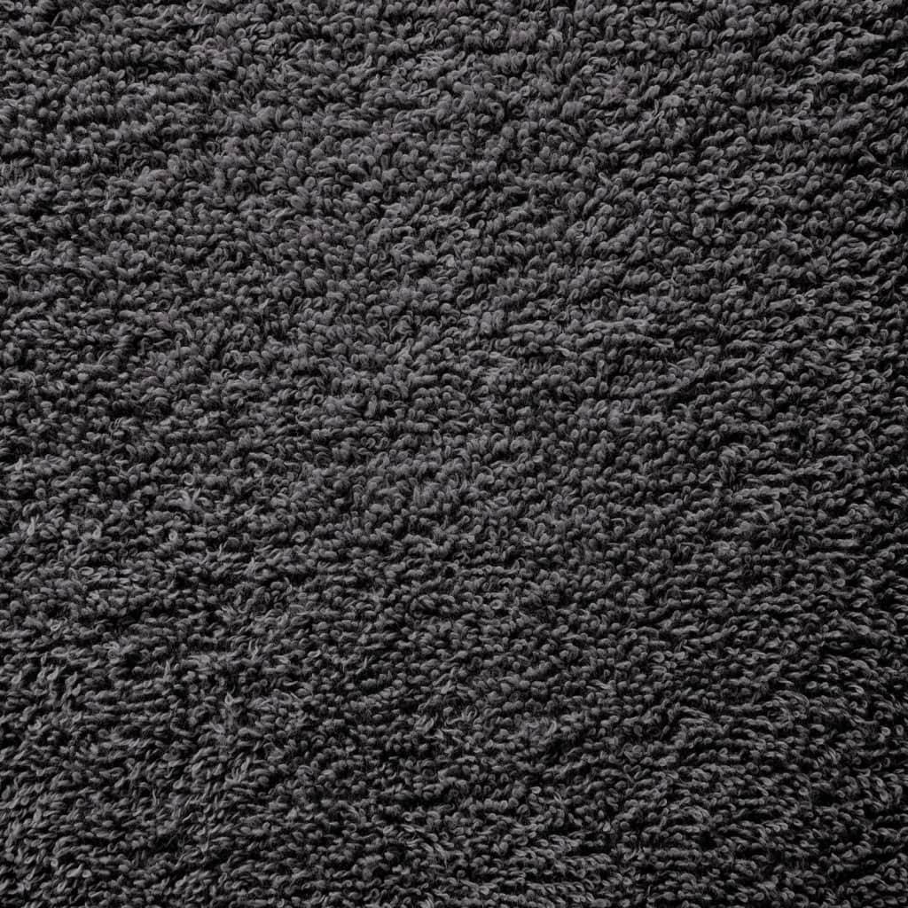 Premium Sauna Towels "SOLUND" 50 pcs Anthracite 80x200 cm 600 gsm