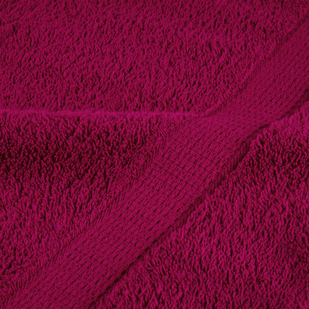 Premium Bath Towels "SOLUND" 10 pcs Bordeaux 100x150 cm 600 gsm