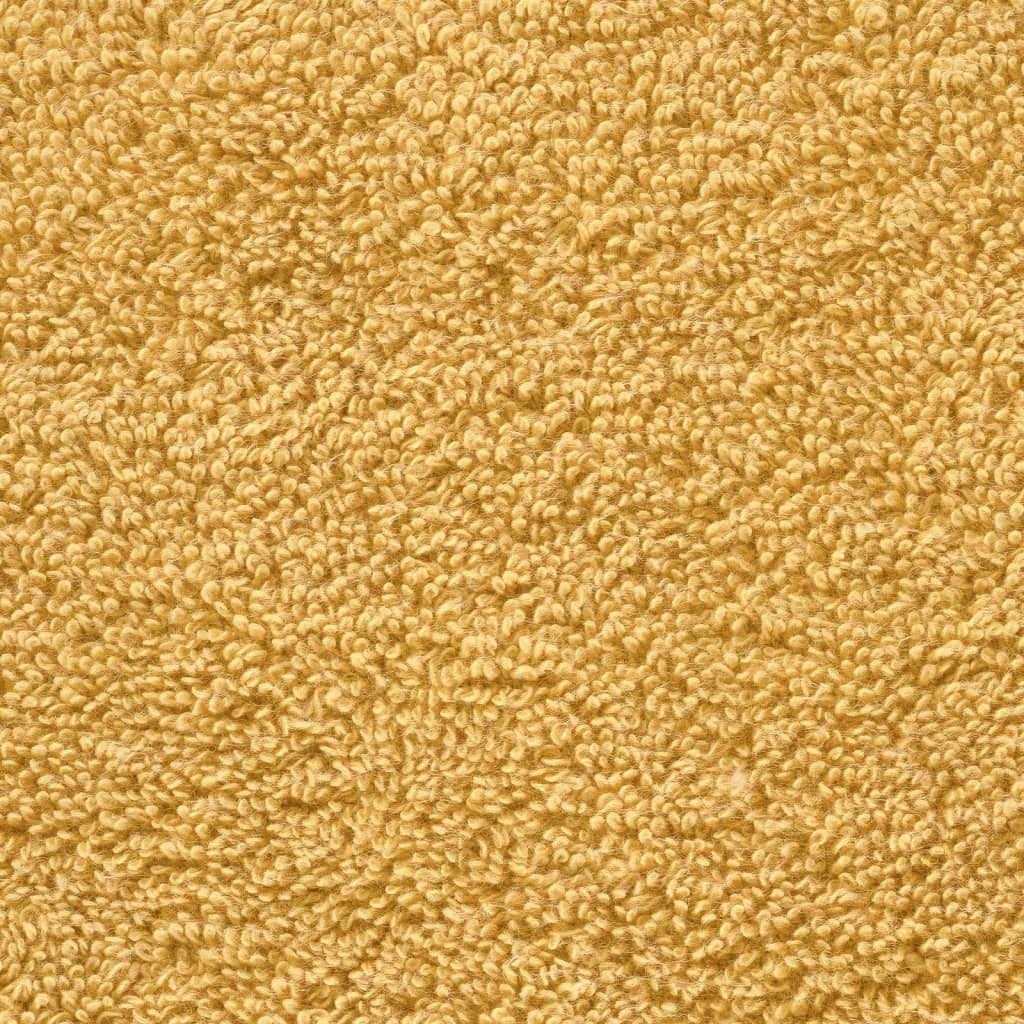 Premium Hand Towels "SOLUND" 10 pcs Gold 50x100 cm 600 gsm