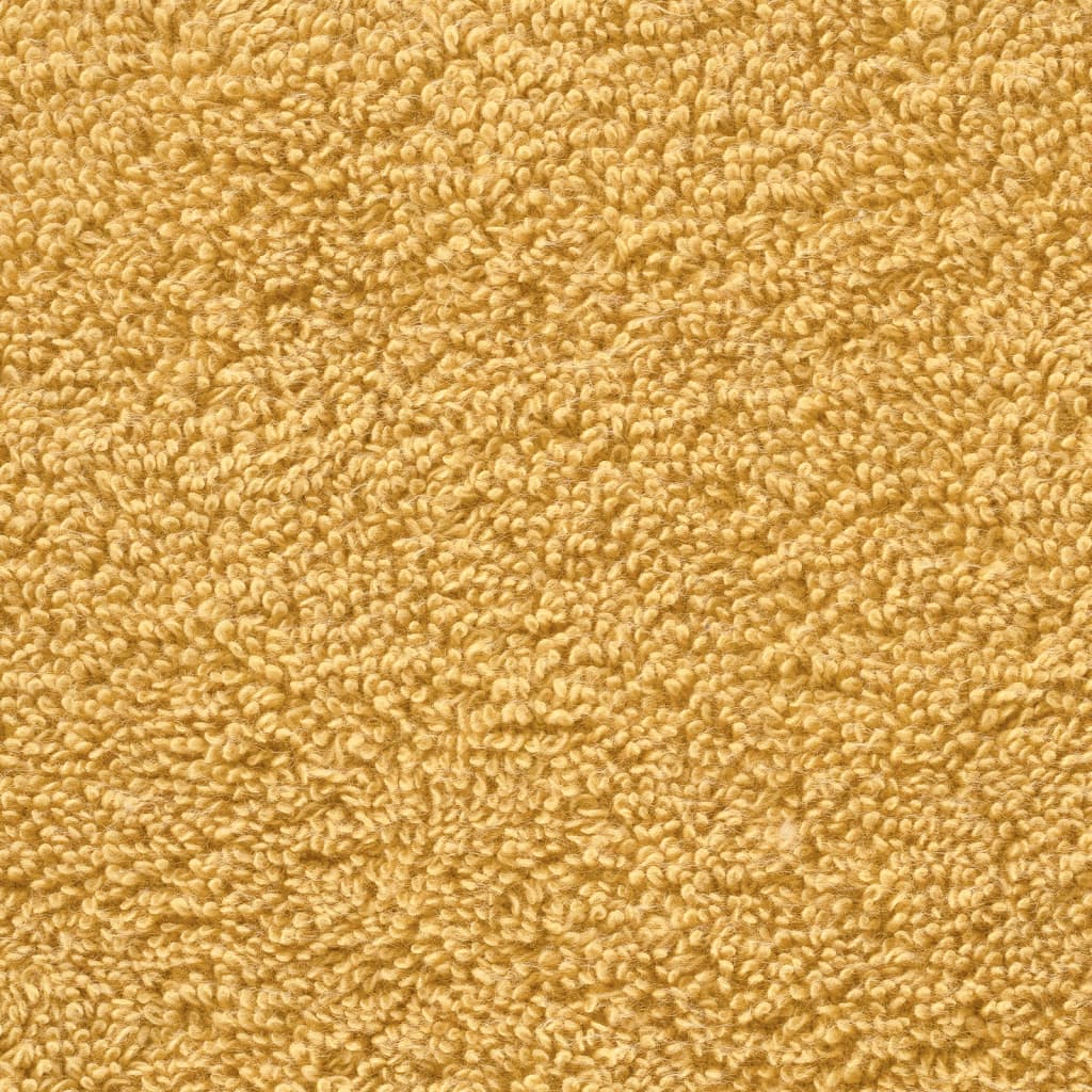 Premium Towels "SOLUND" 10 pcs Gold 100x200 cm 600 gsm