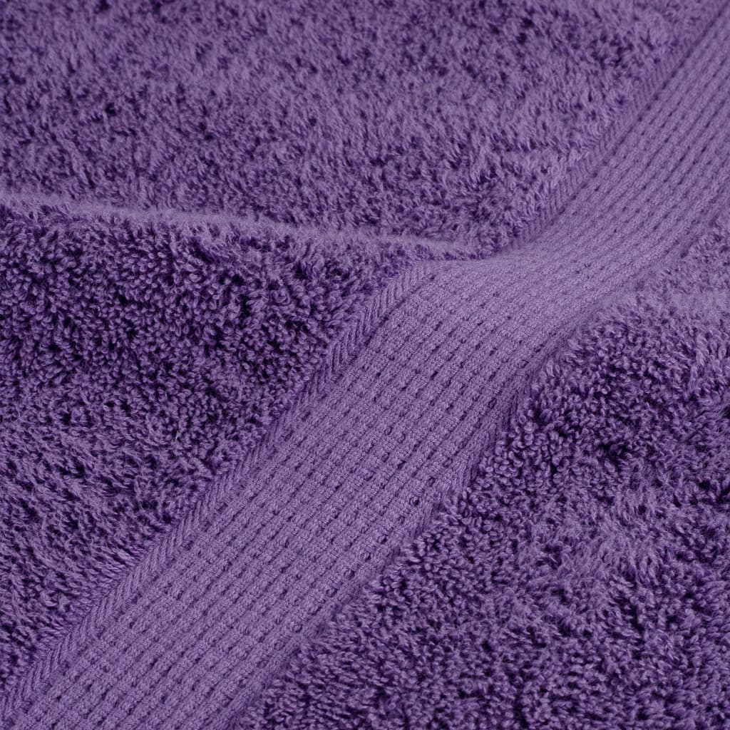 Premium Wash Towels SOLUND 10 pcs Purple 30x30 cm 600 gsm