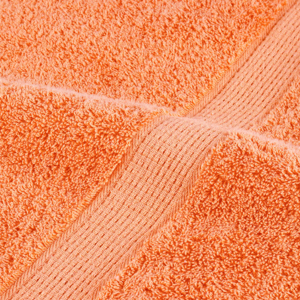 Premium Guest Towels SOLUND 10 pcs Orange 30x50 cm 600 gsm