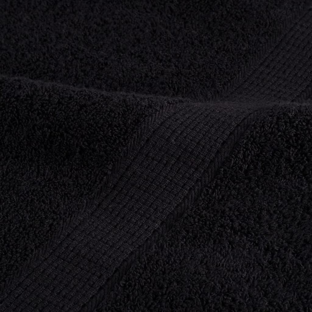 Guest Towel SOLUND 10 pcs Black 15 x 21 cm 550 gsm