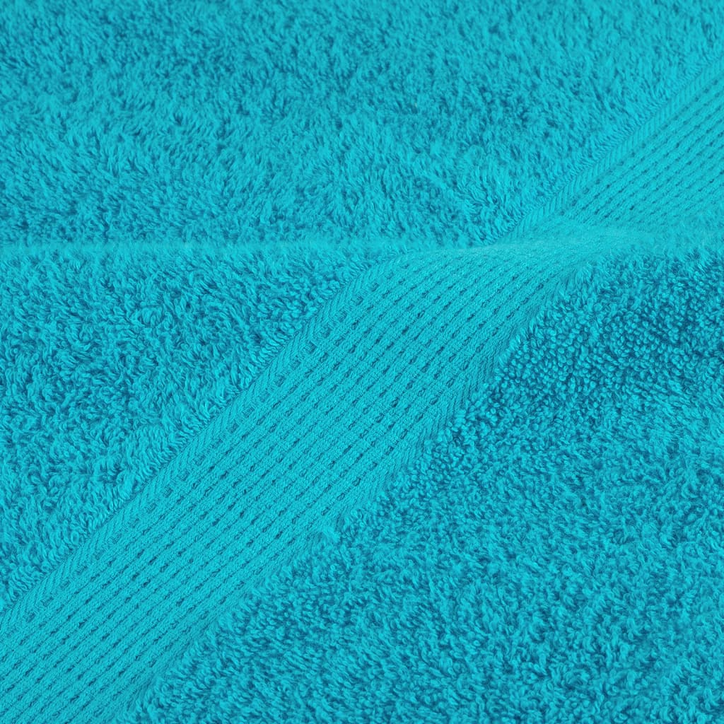 Premium Wash Towels SOLUND 2 pcs Turquoise 30x30 cm 600 gsm