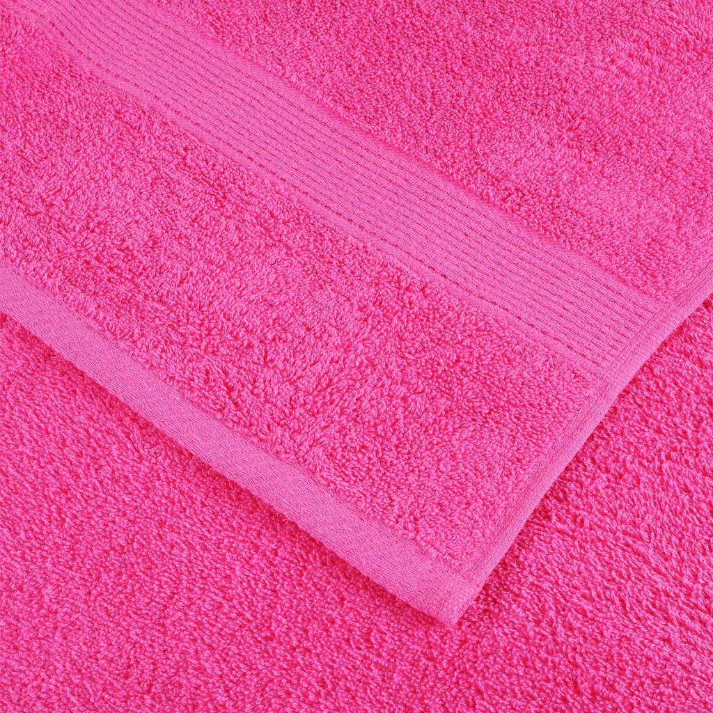 Premium Shower Towels SOLUND 2 pcs Pink 70x140 cm 600 gsm
