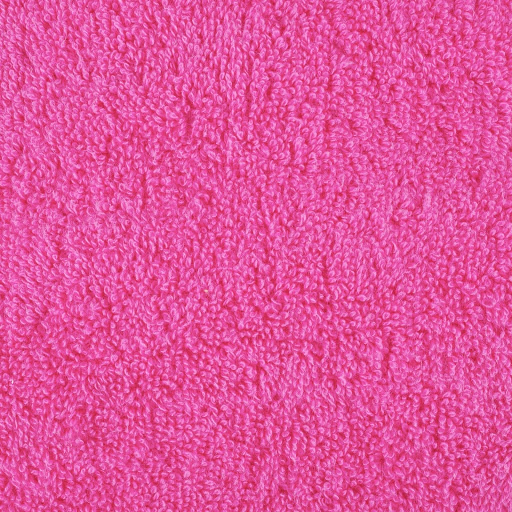 8 Piece Premium Towel Set SOLUND Pink 600 gsm