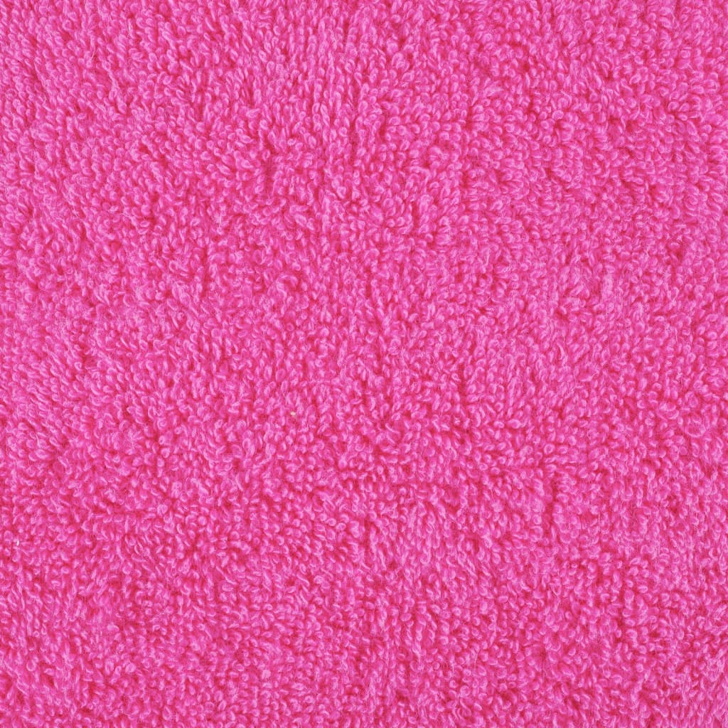 6 Piece Premium Towel Set SOLUND Pink 600 gsm