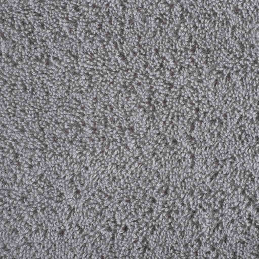 12 Piece Premium Towel Set SOLUND Grey 600 gsm