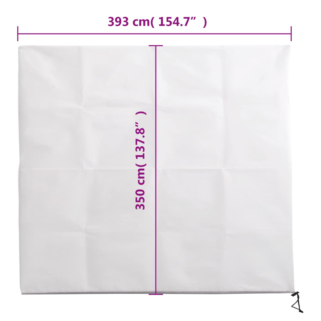 Plant Fleece Cover with Zip 70 g/m² 3.93x3.5 m