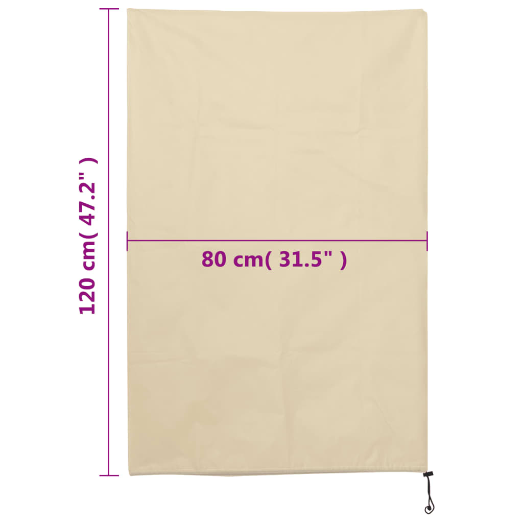 Plant Fleece Covers with Drawstring 4 pcs 70 g/m² 0.8x1.2 m