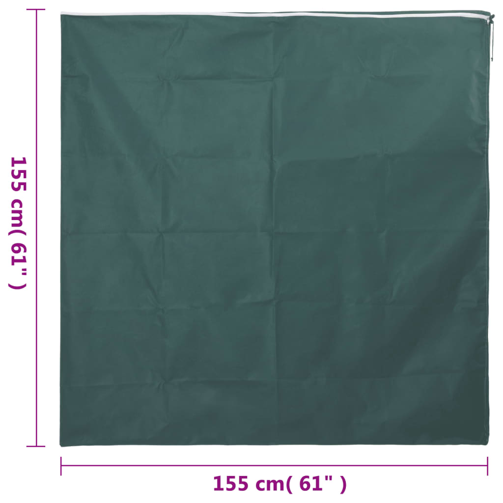 Plant Fleece Covers with Zip 2 pcs 70 g/m² 1.55x1.55 m