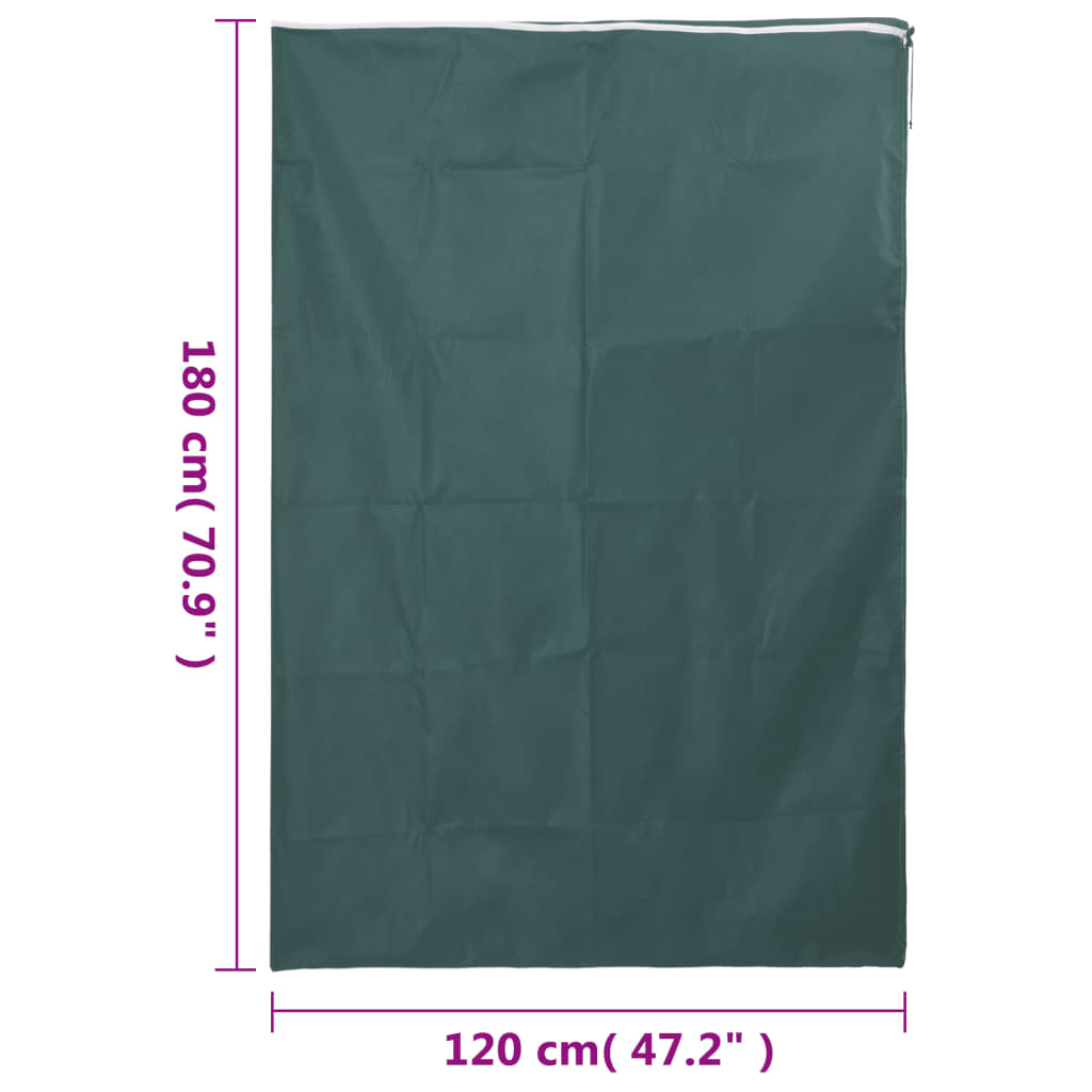 Plant Fleece Covers with Zip 2 pcs 70 g/m² 1.2x1.8 m
