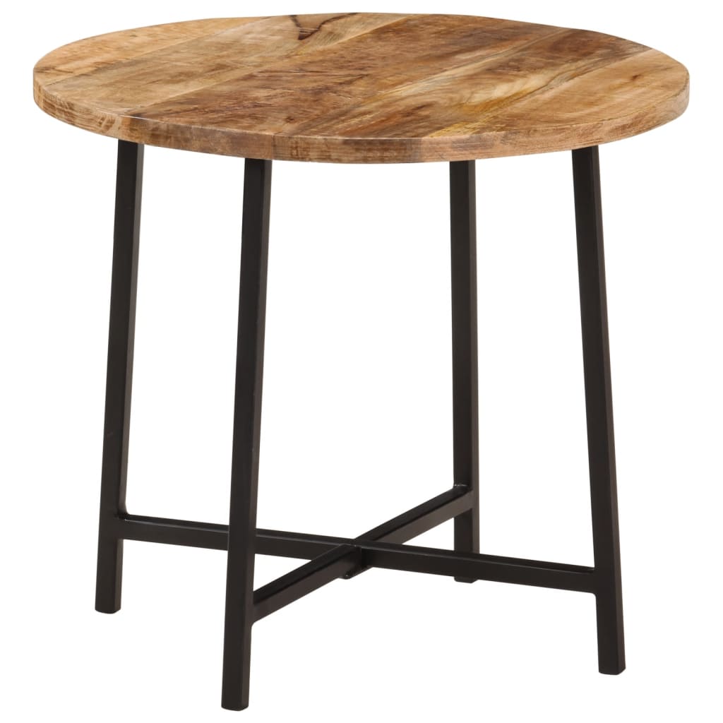 Coffee Table | Natural Wood | Solid Mango Wood and Iron | Medium