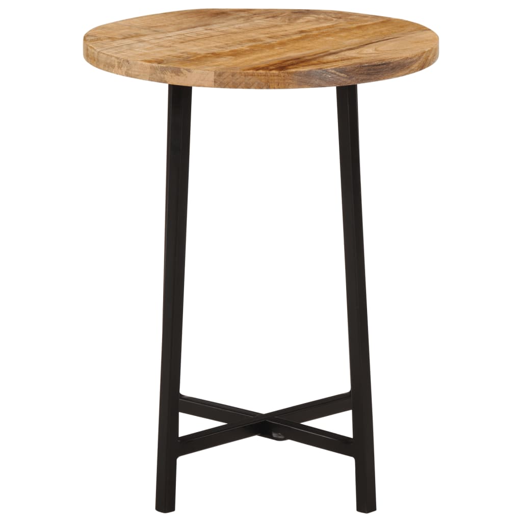 Coffee Table 35x35x45 cm Solid Wood Mango and Iron