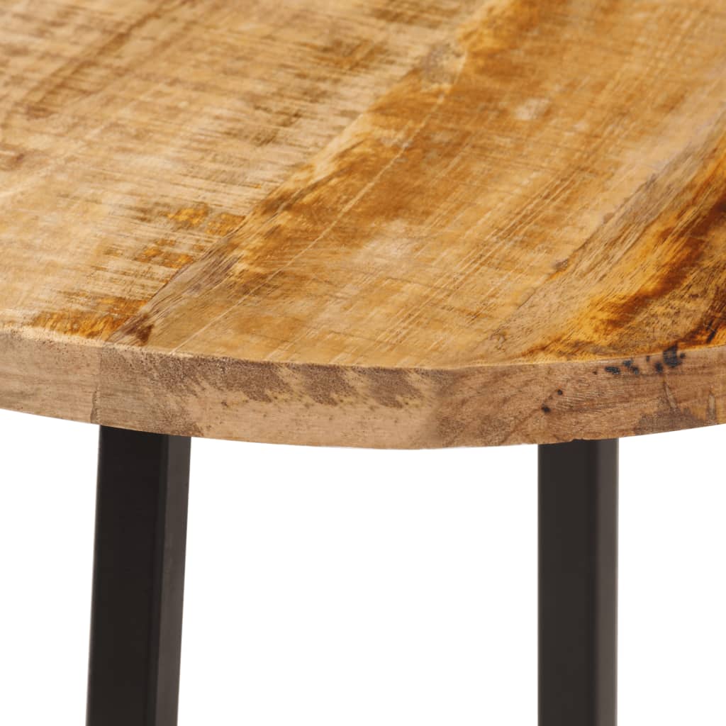 Coffee Table 35x35x45 cm Solid Wood Mango and Iron
