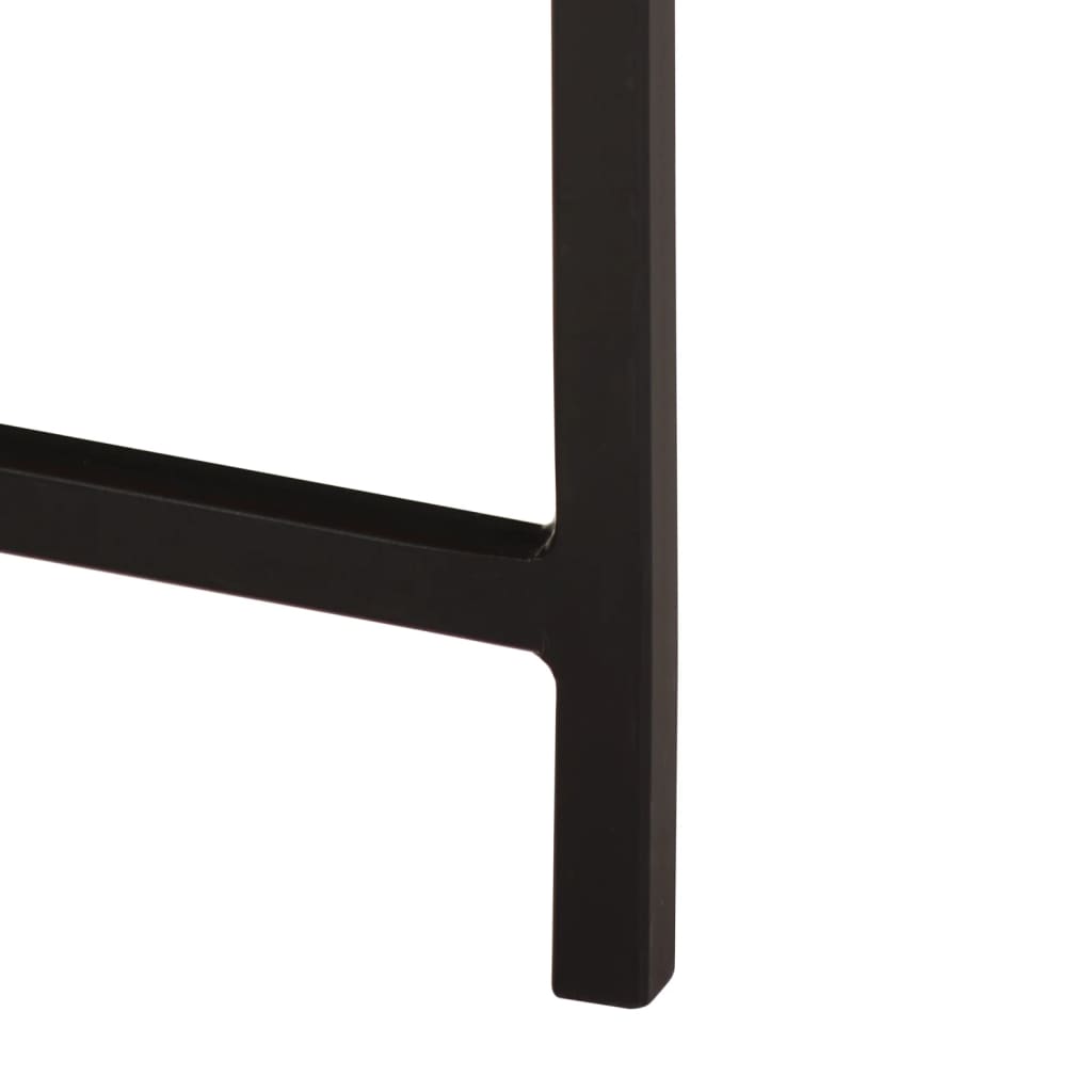 Coffee Table 35x35x45 cm Solid Wood Mango and Iron