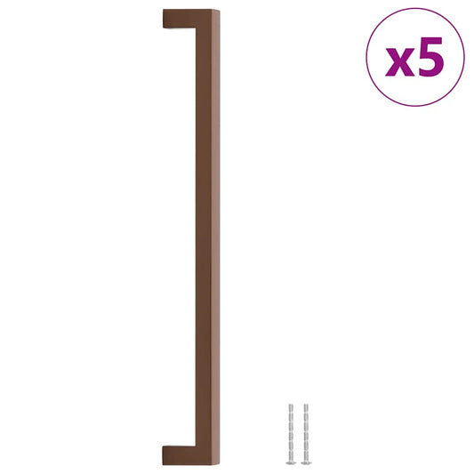 Cabinet Handles 5 pcs Bronze 320 mm Stainless Steel
