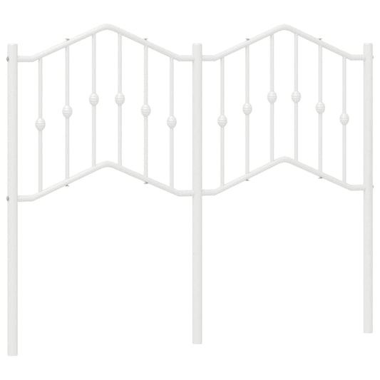 Metal Replace Headboard White 120 cm