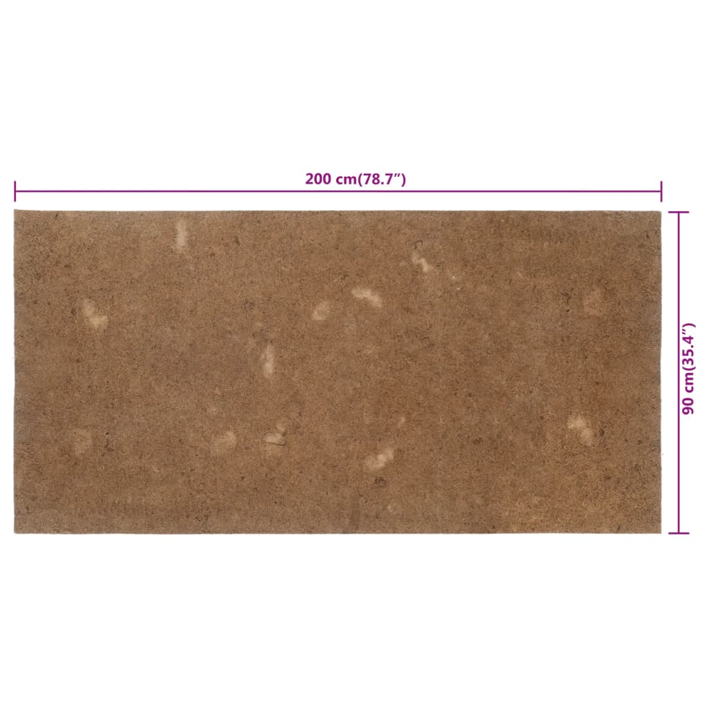 Mattress Pad 90x200 cm Coir
