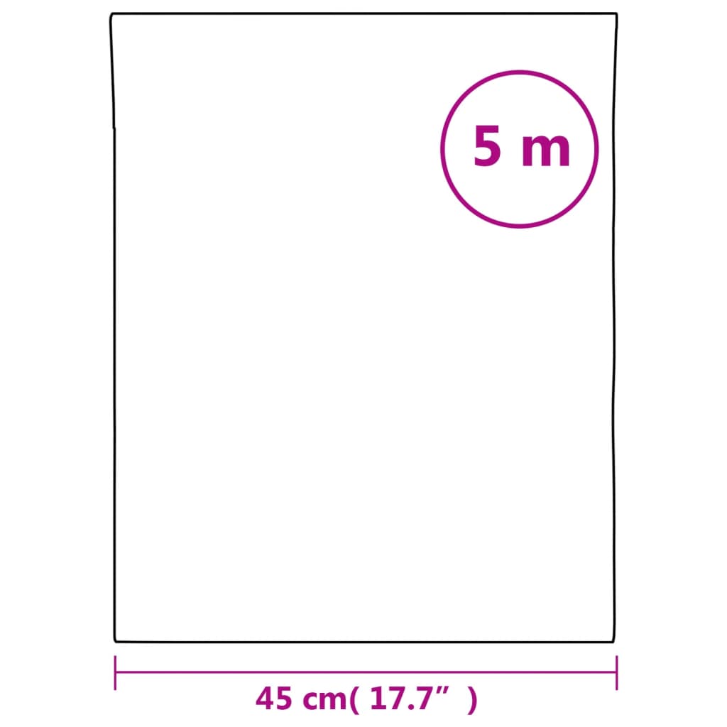 Window Film | Transparent | PVC | 45 x 500 cm | Adjustable Armrests
