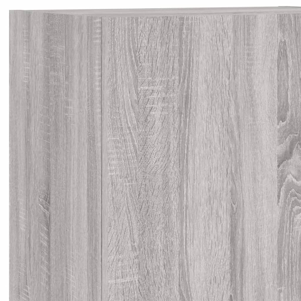 TV Wall Cabinet Grey Sonoma 40.5x30x102 cm Engineered Wood