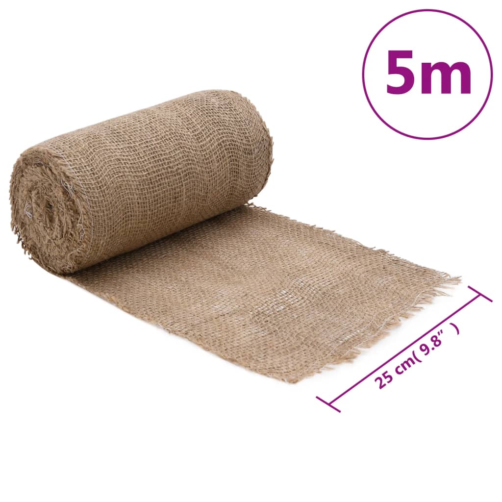 Jute Roll 0,25x5 m 100% Jute 200 gsm