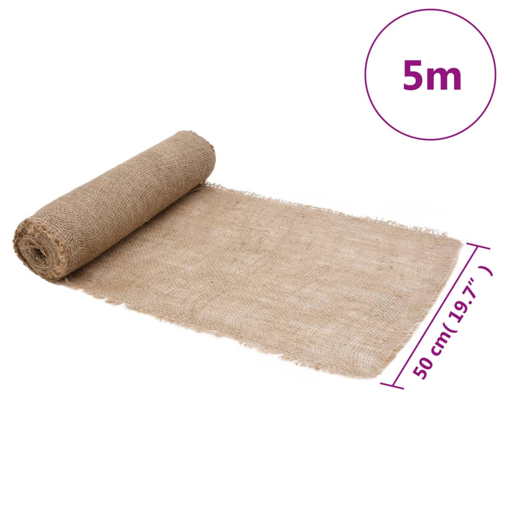 Jute Roll 0,5x5 m 100% Jute 200 gsm