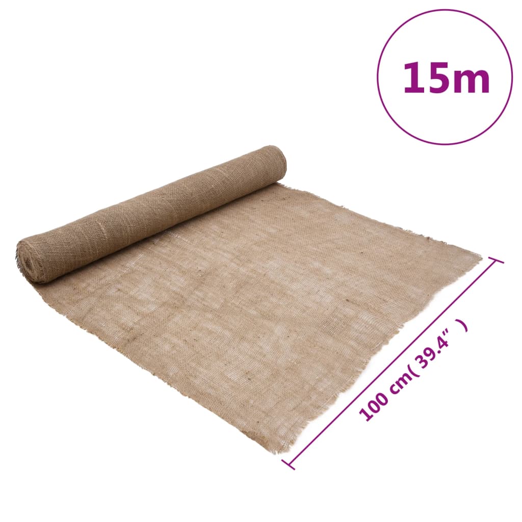 Jute Roll 1x15 m 100% Jute 200 gsm