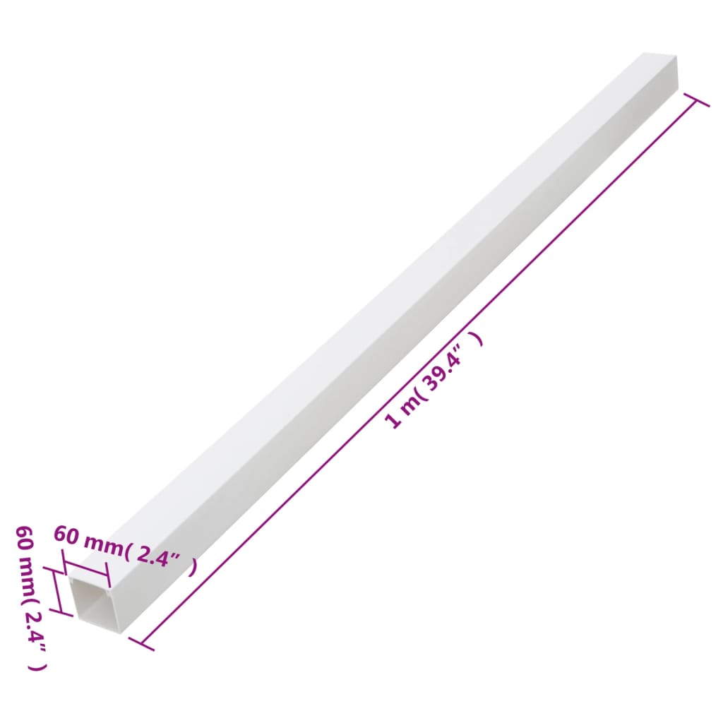 Cable Trunking 60x60 mm 10 m PVC