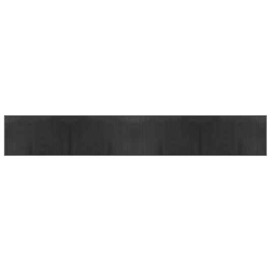 Rug Rectangular Grey60x400 cm Bamboo