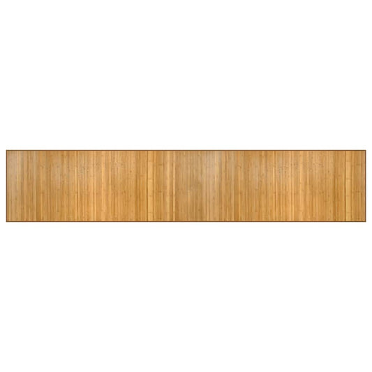 Rug Rectangular Natural 80x400 cm Bamboo