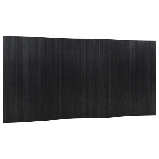 Room Divider Black Width 400 cm Height 165 cm Bamboo
