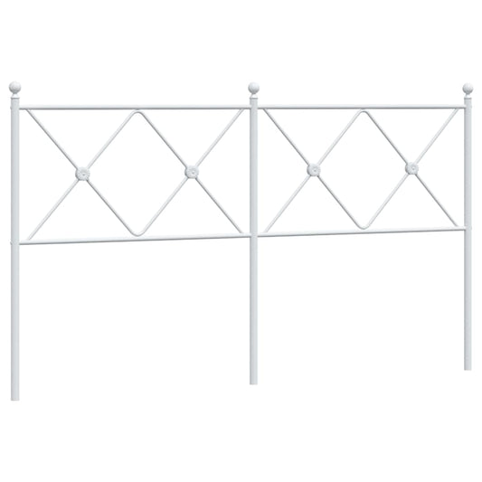 Metal Replace Headboard White 160cm