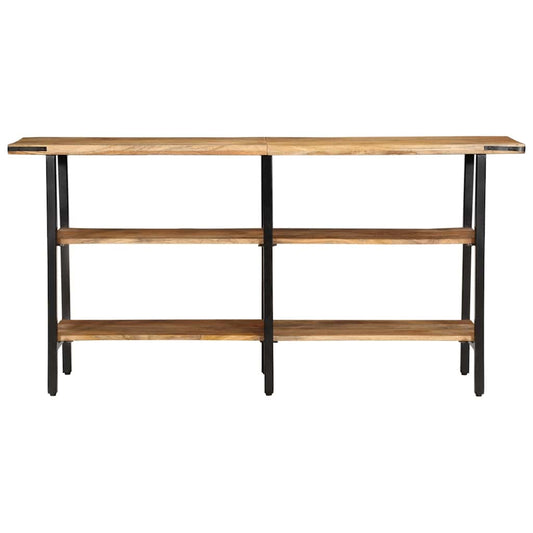 Console Table 140x35x70 cm Solid Wood Mango