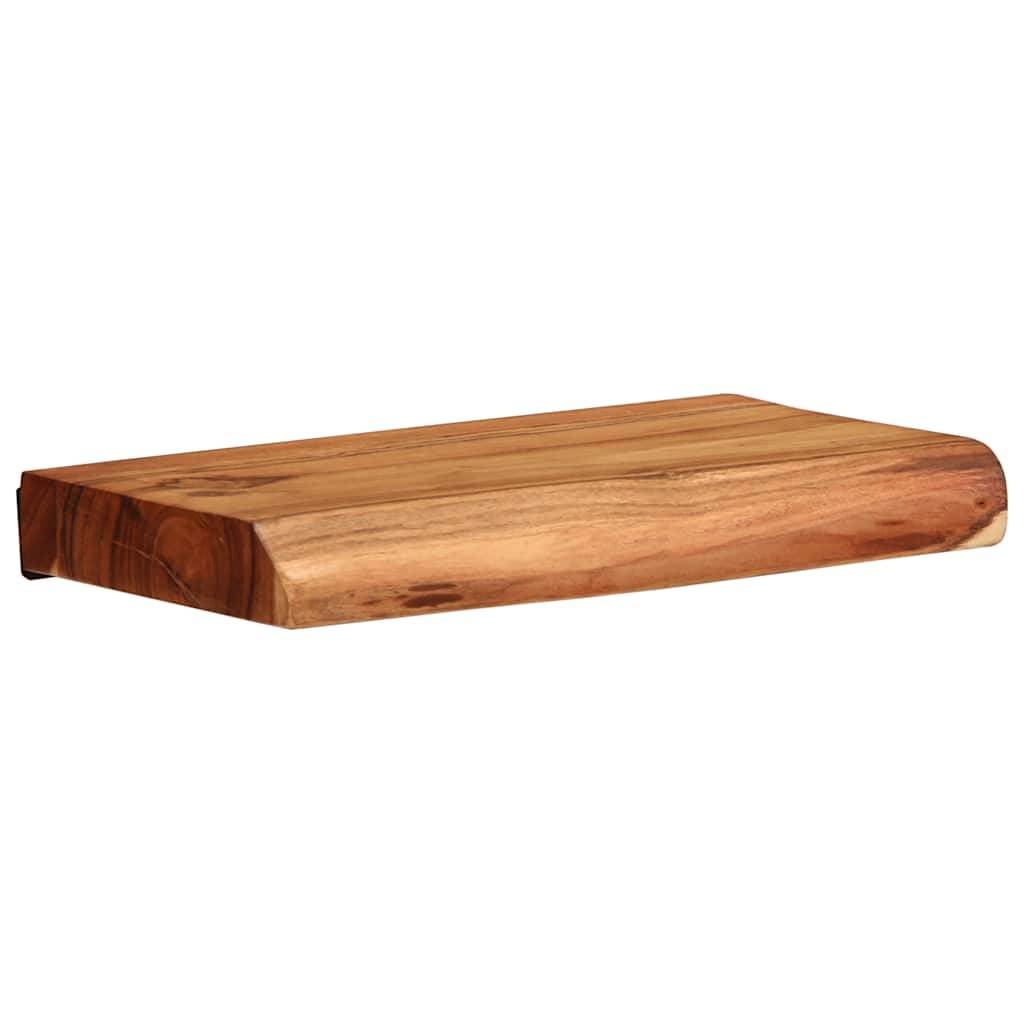 Wall Shelves 2 pcs 30x20x3.5 cm Solid Wood Acacia