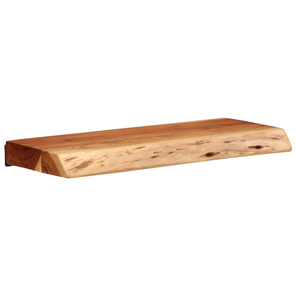 Wall Shelves 2 pcs 40x20x3.5 cm Solid Wood Acacia