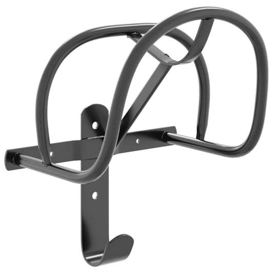 Bridle Rack Wall Mounted Black Iron